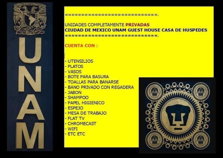 Ciudad De Mexico Unam Guest House Casa De Huespedes Luaran gambar